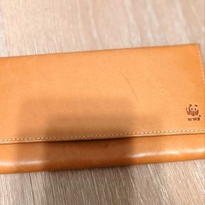 WWF HANDMADE LEATHER VINTAGE LONG WALLET CLUTCH PURSE WALLET FOR WOMEN